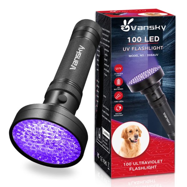 Detector for Dog Cat Pet Urine Black Light UV Flashlights