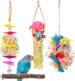 Colorful Chewing Shredder Toys Shred Hanging