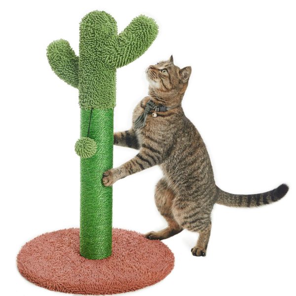 Cat Scratching Post with Dangling Ball