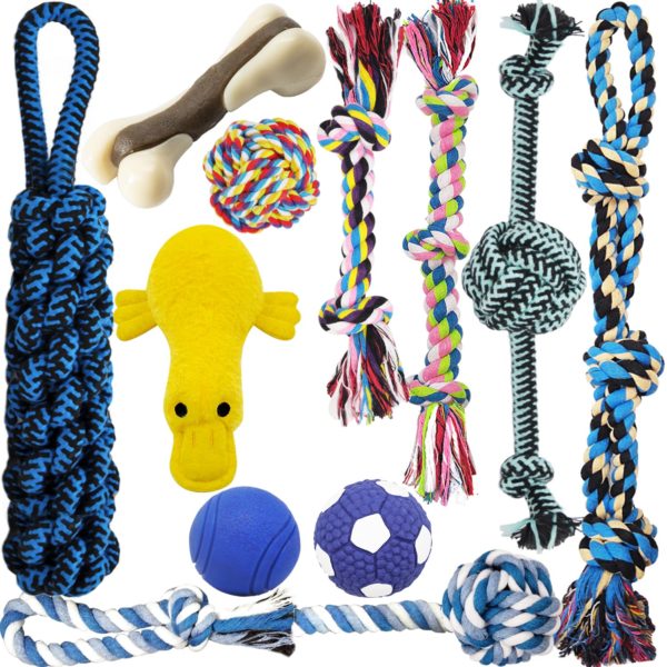 MLCINI Dog Toys Plush Dog Squeaky Toys