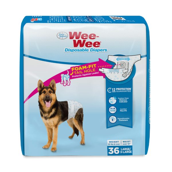 Four Paws Wee-Wee Disposable Dog Diapers