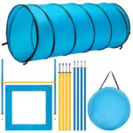DEStar Dog Agility Equipment Pet Obstacle Training Course Kit