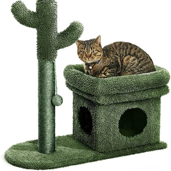 Catinsider 2 in 1 Cat Scratching Post Kitty Condo