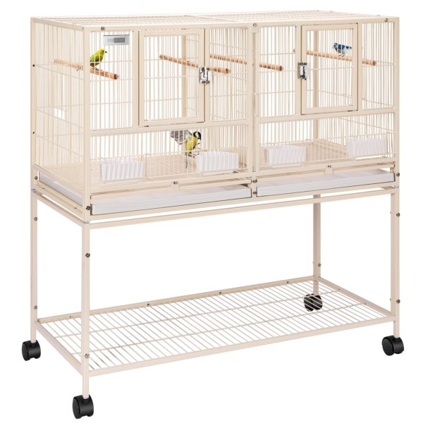 Stackable Divided Breeding Iron Bird Cage Parakeet House