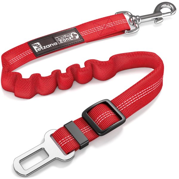 Seat Belt for Dogs with Elastic Bungee Buffer