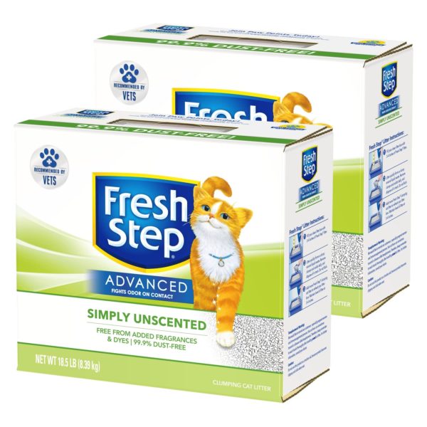 Fresh Step Advanced Simply Unscented Clumping Cat Litter