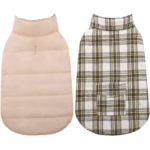 Dog Winter Coat Plaid Pet Jacket