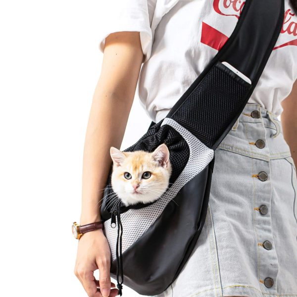 KUAILEYUAN Pet Sling Carrier for Small Dogs Cats
