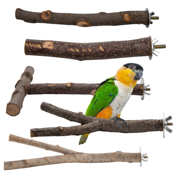 EBaokuup 5PCS Bird Parrot Perch Stand Set