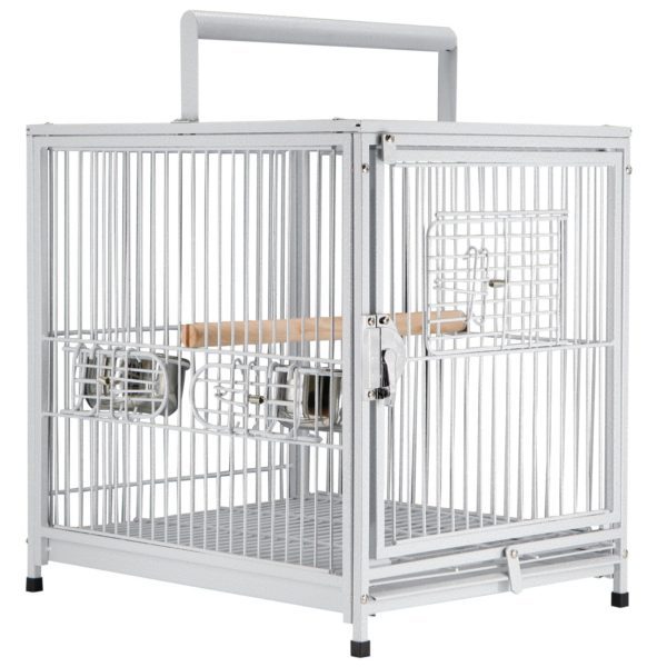 Heavy Duty Wrought Iron Travel Bird Cage Carrier