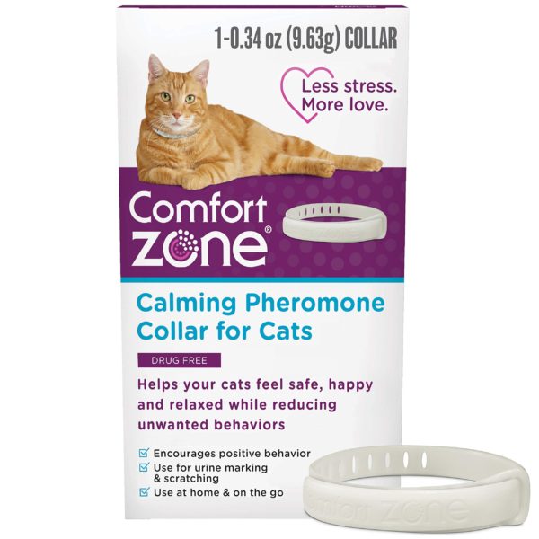 Comfort Zone 1 Pack Cat Calming Pheromone Collar for Cats