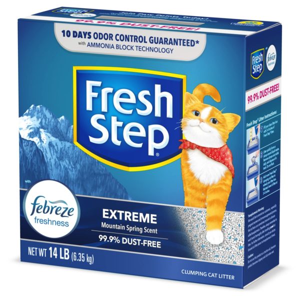 Fresh Step Extreme Scented Litter with the Power of Febreze