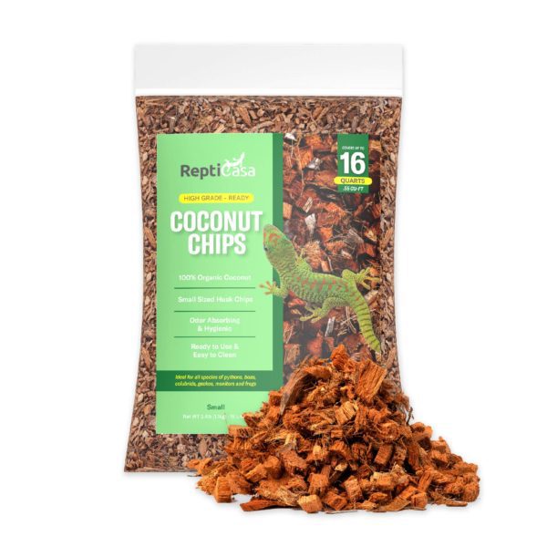 ReptiCasa Organic Coconut Chips Substrate Clean