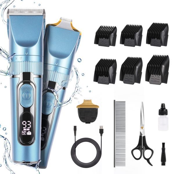 Cat & Dog Grooming Kit for Small & Large Breeds