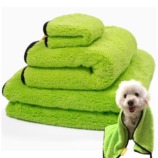 Truly Pet Sponge Soft Towel. Super Absorbent for Pets