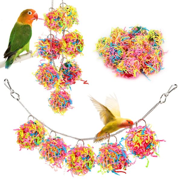 Foraging Hanging Cage Chew Bird Chewing Toys