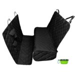 Pet Hammock Black Color Back Seat Cover for Cars, Trucks & SUVs