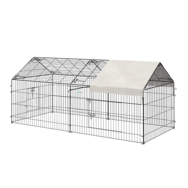 Rabbit or Chicken Metal Kennel Enclosure
