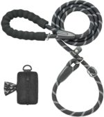 Slip Lead Dog Leash with Zipper Pouch