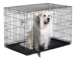 XL Double Door Folding Metal Dog Crate