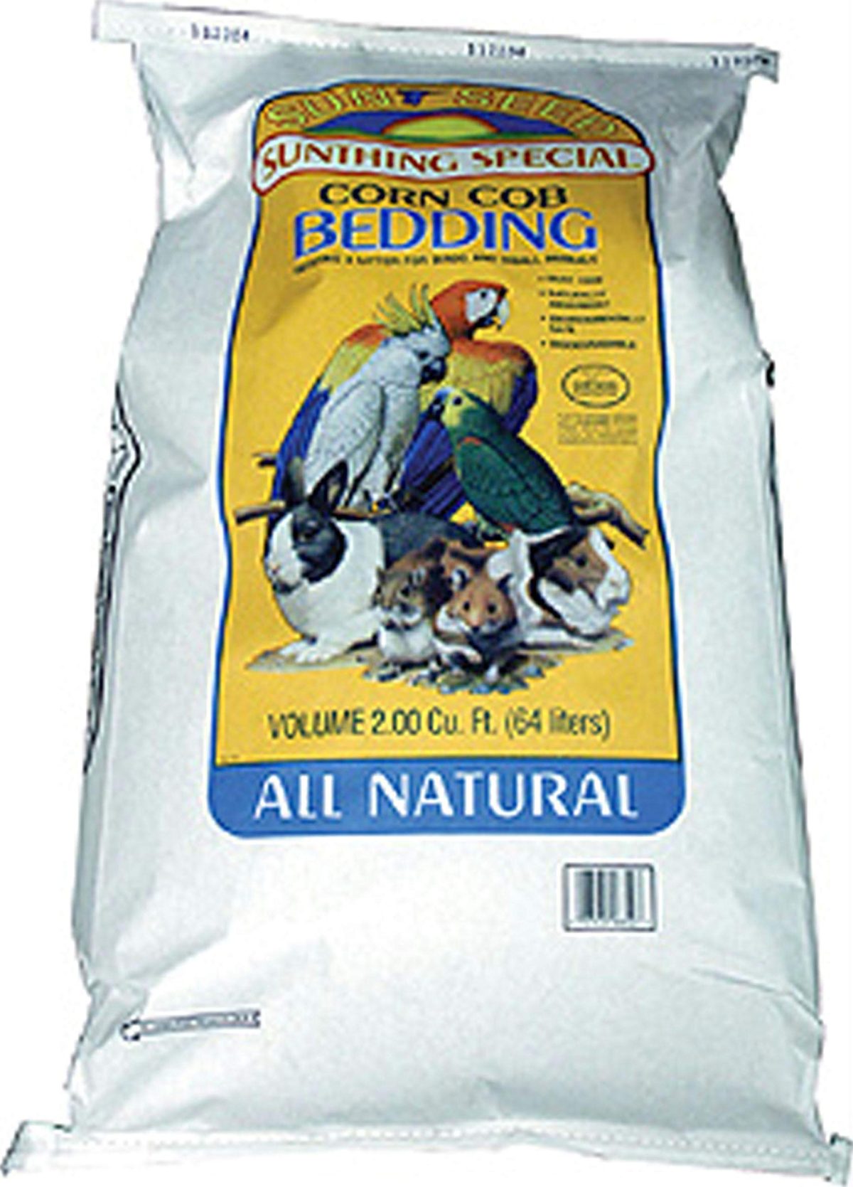 Sun Seed Company 50-Pound 40-Pack Corn Cob Small Animal Bedding