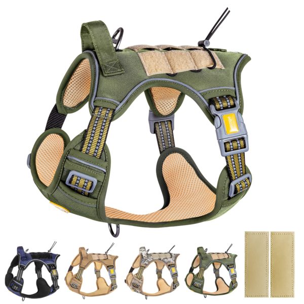PETAGE Tactical Service Dog Harness No Pull