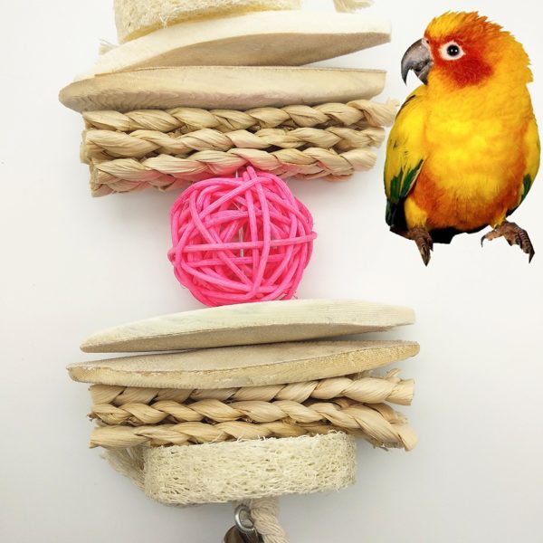 Hypeety Bird Parrot Cuttlebone Toy Bird Chew Toy