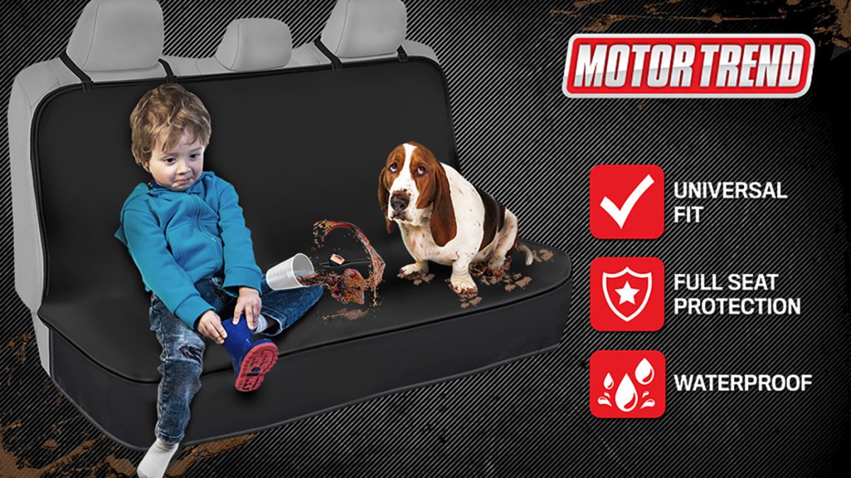 Motor Trend SpillGuard Waterproof Rear Bench Car Seat Cover WATERPROOF LINING – Have peace of thoughts understanding that your rear seats are protected within the case of an unintended spill. Waterproof neoprene foam traces the within of our rear bench cowl to offer most safety.