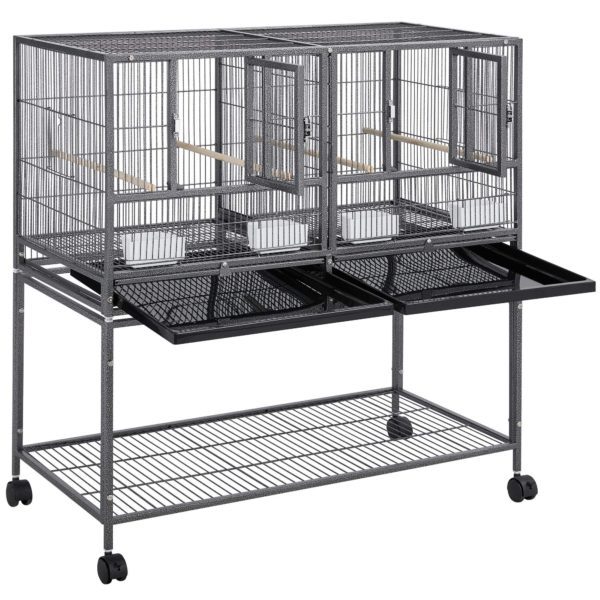 Premium Divided Breeder Cage for Small Birds – Ideal Parakeet
