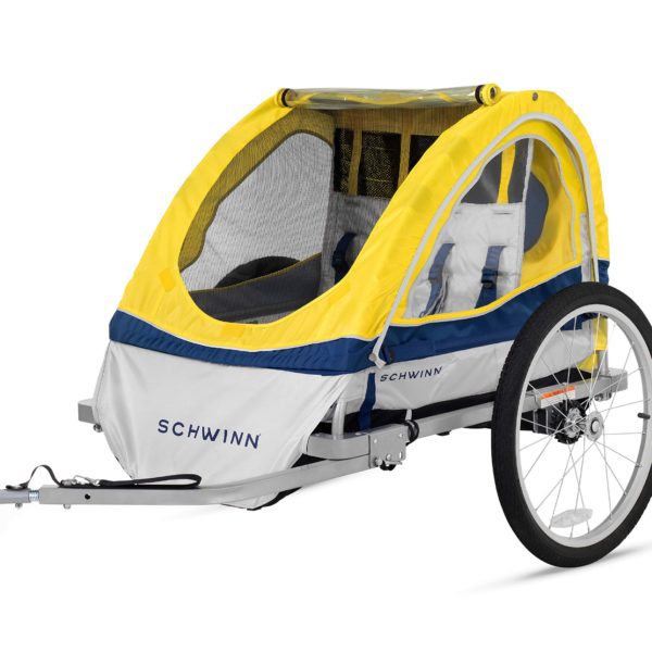 Schwinn Echo Child Bike Trailer, Double Baby Carrier