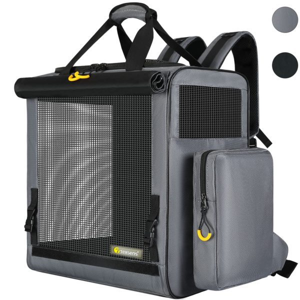 Portable Pet Carrier Backpack with Window Curtain