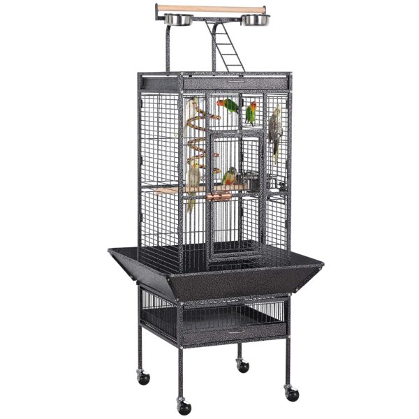 Yaheetech 61-inch Playtop Wrought Iron Large Parrot Bird Cages