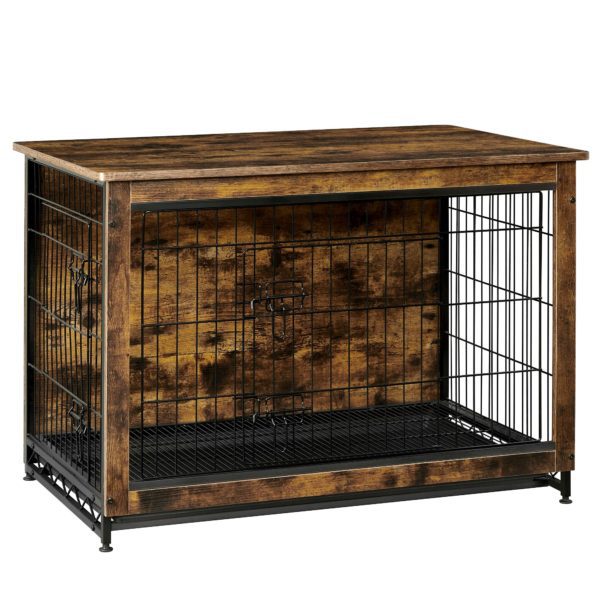 Pet Crate End Table Wooden Dog Crate