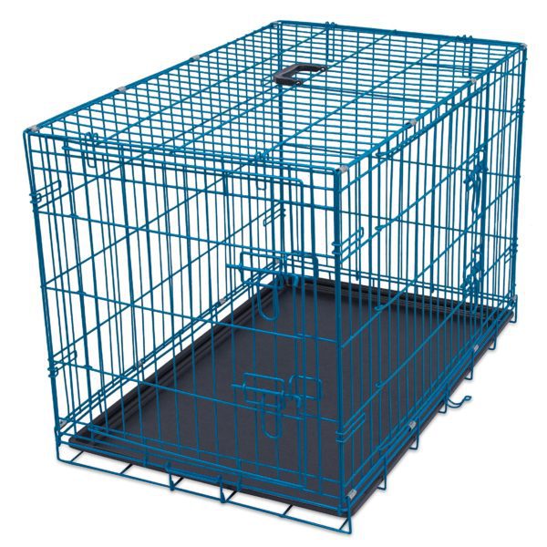 Dog Kennel Double Door Metal Steel Crate