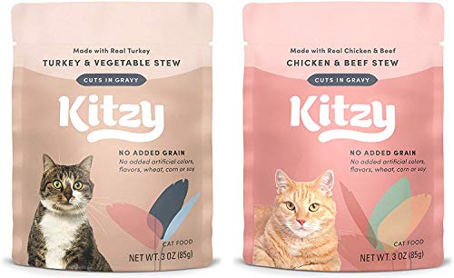 Amazon Brand - Kitzy Wet Cat Topper