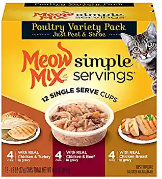 Meow Mix Simple Servings Wet Cat Food