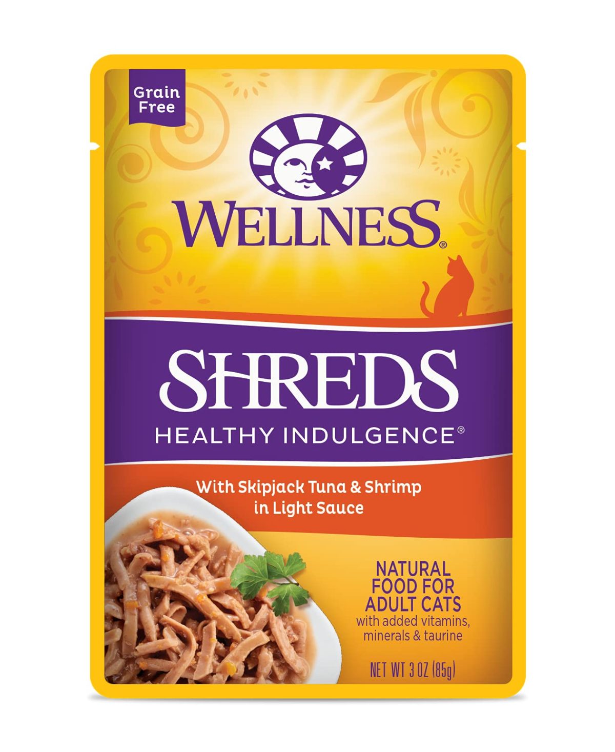 Wellness Healthy Indulgence Shreds Grain Free Wet Cat Food