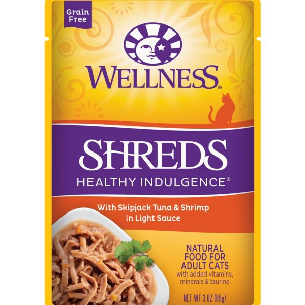 Wellness Healthy Indulgence Shreds Grain Free Wet Cat Food