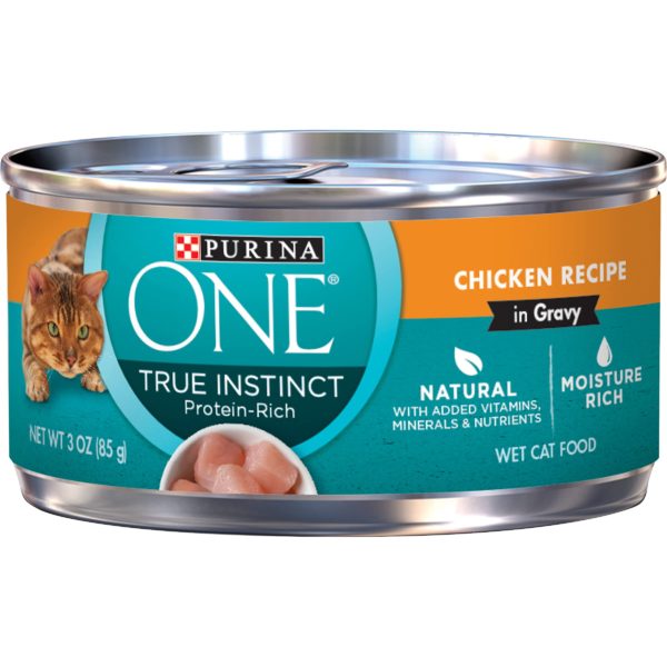 Purina ONE Natural, High Protein, Gravy Wet Cat Food
