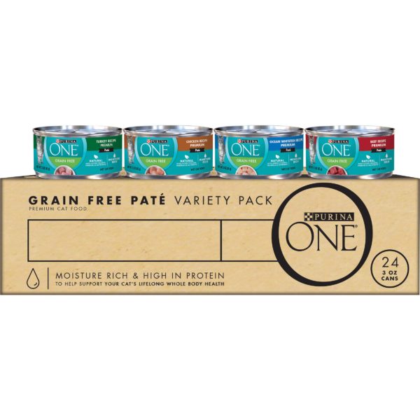 Grain Free Pate Wet Cat Food Variety Pack