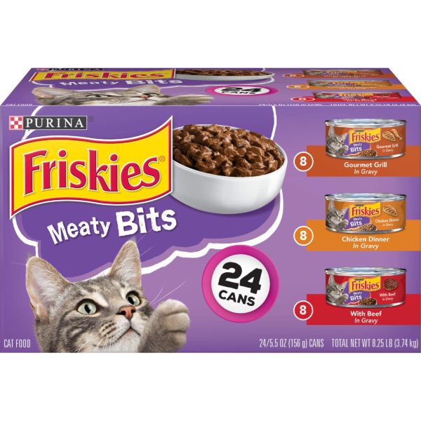 Purina Friskies Gravy Wet Cat Food Variety Pack
