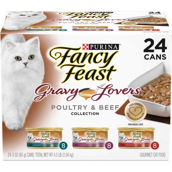 Gravy Wet Cat Food Lovers Poultry & Beef Feast Collection