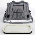 Ventilated Pet Backpack for Dogs and Cats with Clear Mesh Window