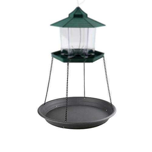 Efficient Bird Feeding Solution for Your Backyard - Hanging Seed Catcher Tray for Poultry Feeders, Attract Birds and Reduce Seed Waste Without Additional Feeders.