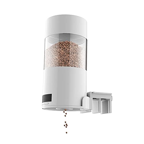 Upgrade Your Aquatic Feeding Routine with the Automated Fish Feeder - Electrical Meals Dispenser with Digital LCD Display for 1-4MM Spherical Particles Feed.