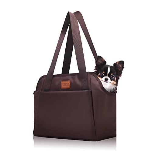 Soft-Sided Dog Purse Carrier with Safety Tether