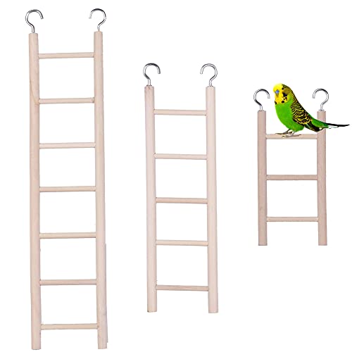 Natural Wood Bird Ladder Set - 3 Sizes