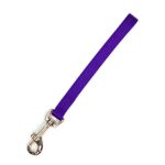 9 Inch Obedience & Agility Training Lead - Blue-9 Canine Training Leash, Made in USA, in Eye-catching Purple Color.
