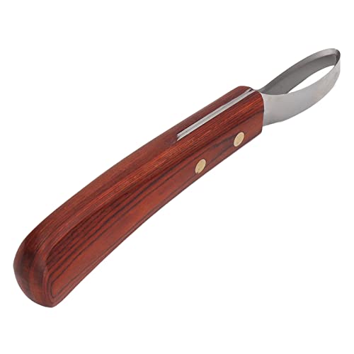  | Stainless Steel Blade with Wooden Handle | Essential Tool for Cattle and Horse Hoof Trimming