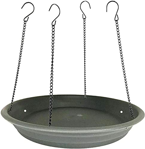 Outdoor Bird Feeder Seed Catcher Tray - Black Hanging Platform Tray to Attract More Birds, Catches Most Falling Seed and Husk, Fits Most Feeders for Yard and Garden.